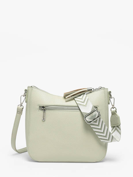 Cross Body Tas Grained Miniprix Groen grained F8575 ander zicht 3